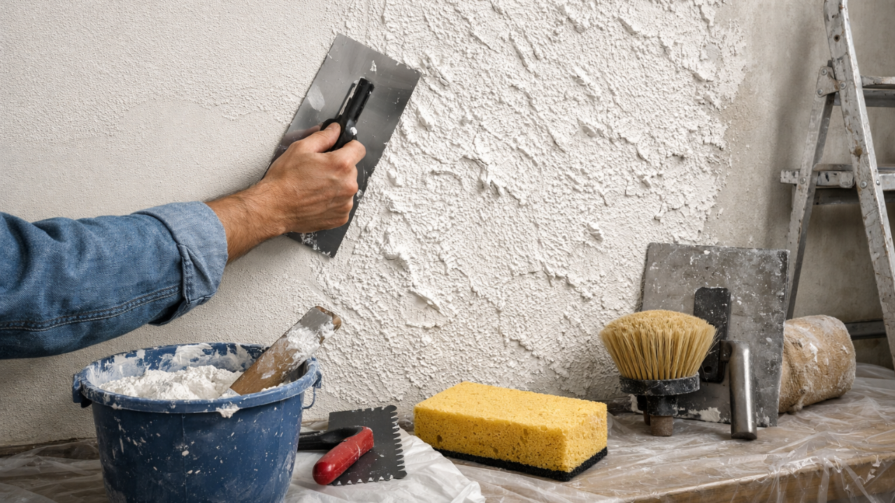 Como aplicar textura na parede