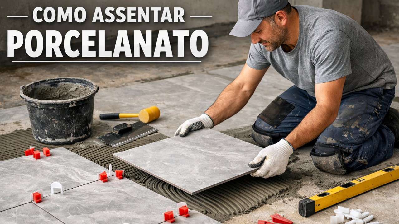 Como assentar porcelanato