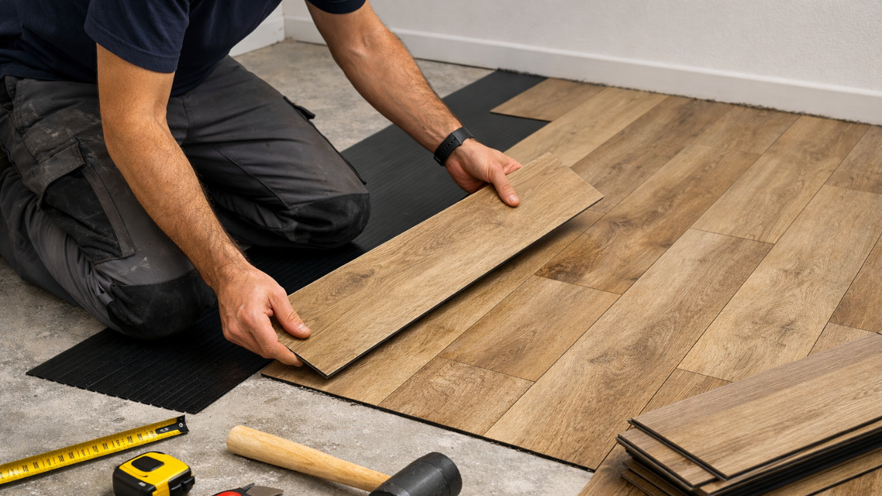 Como instalar piso vinílico