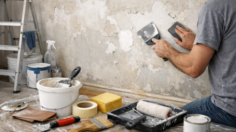 Como preparar parede para pintar