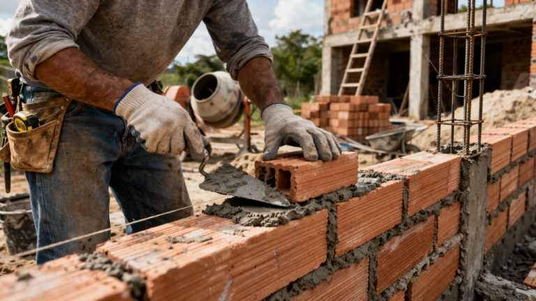 Quanto cobrar mão de obra de pedreiro