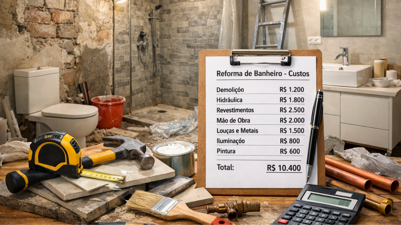 Capa: Quanto custa reformar banheiro