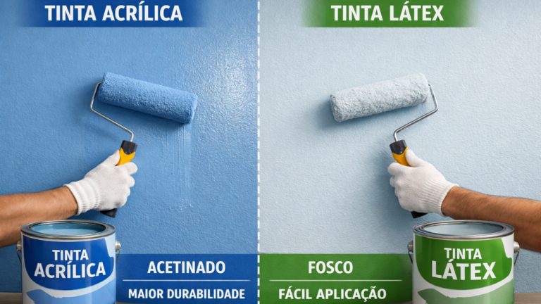 Tinta acrílica ou látex