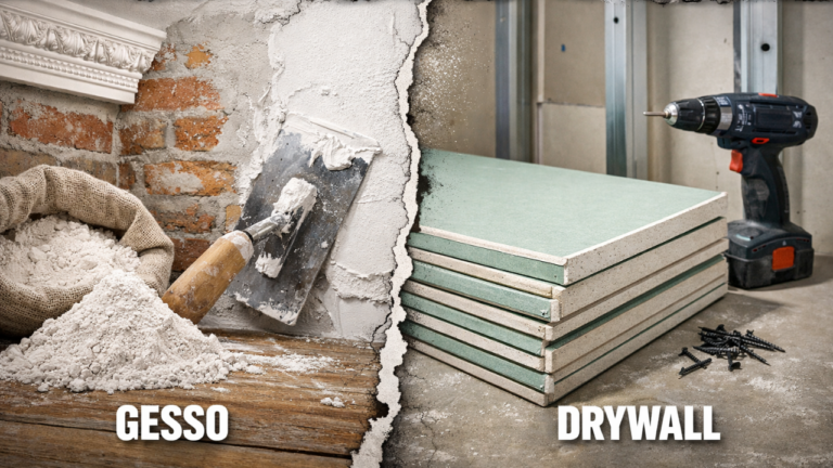 gesso ou drywall qual é melhor