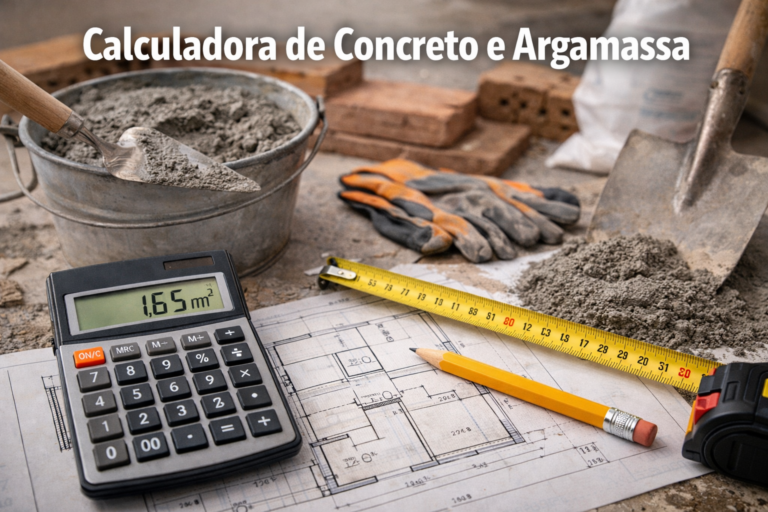 Calculadora de Concreto e Argamassa