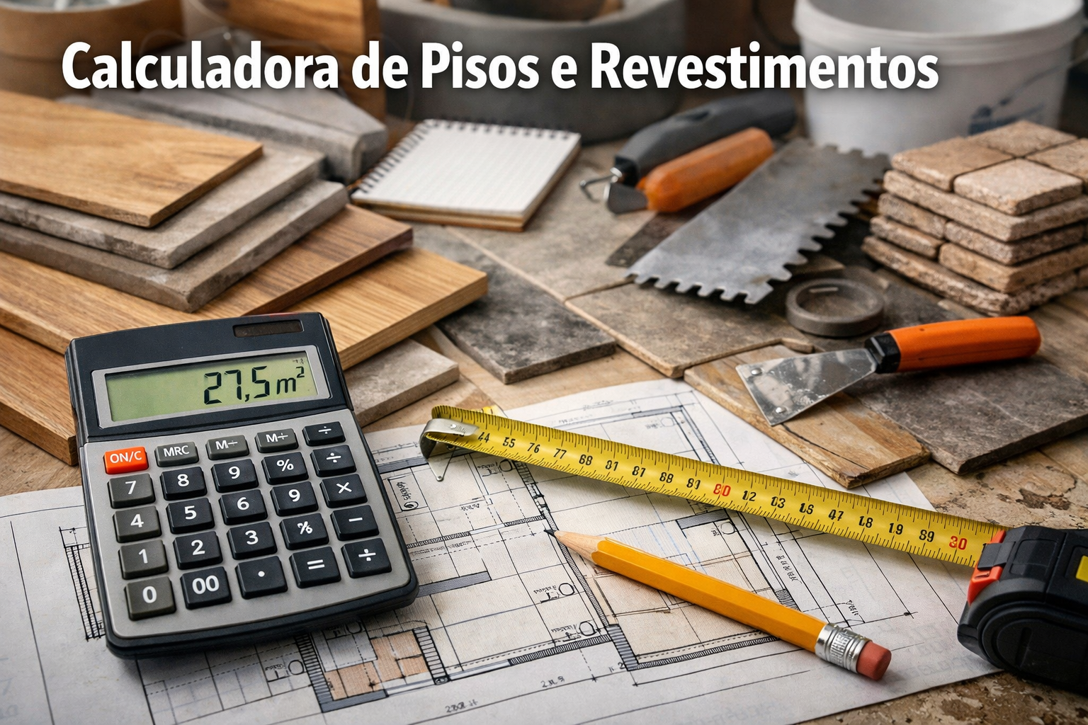 Calculadora de Pisos e Revestimentos