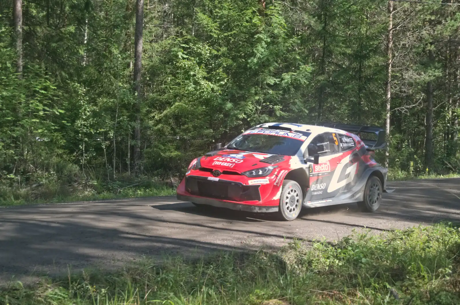 Sami Pajari's Toyota Rally1 on gravel, central to who will win the 2026 WRC championship